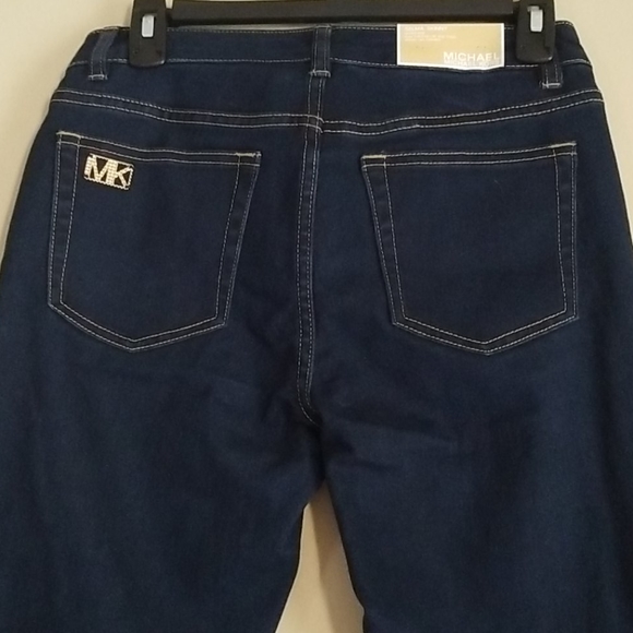 Michael Kors Selma Skinny Overdyed Indigo Jeans 2 - Picture 13 of 16